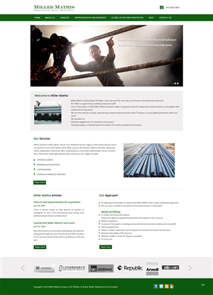 Web Design by pb for Miller Mathis | Design: #3423539