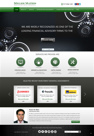 Web Design by pb for Miller Mathis | Design: #3423548