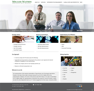 Web Design by pb for Miller Mathis | Design: #3430020