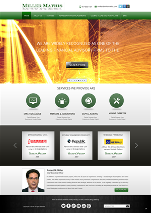 Web Design by pb for Miller Mathis | Design: #3491352