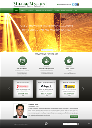 Web Design by pb for Miller Mathis | Design: #3521184