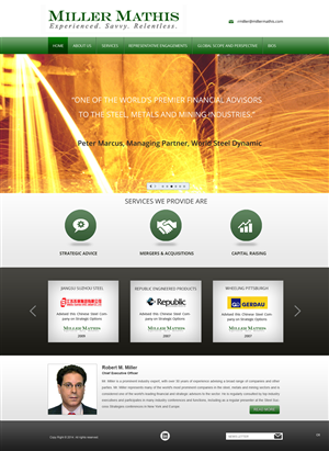 Web Design by pb for Miller Mathis | Design: #3547874