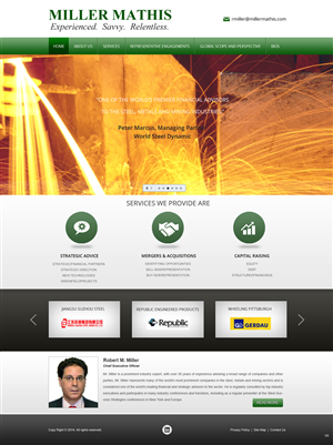 Web Design by pb for Miller Mathis | Design: #3561788