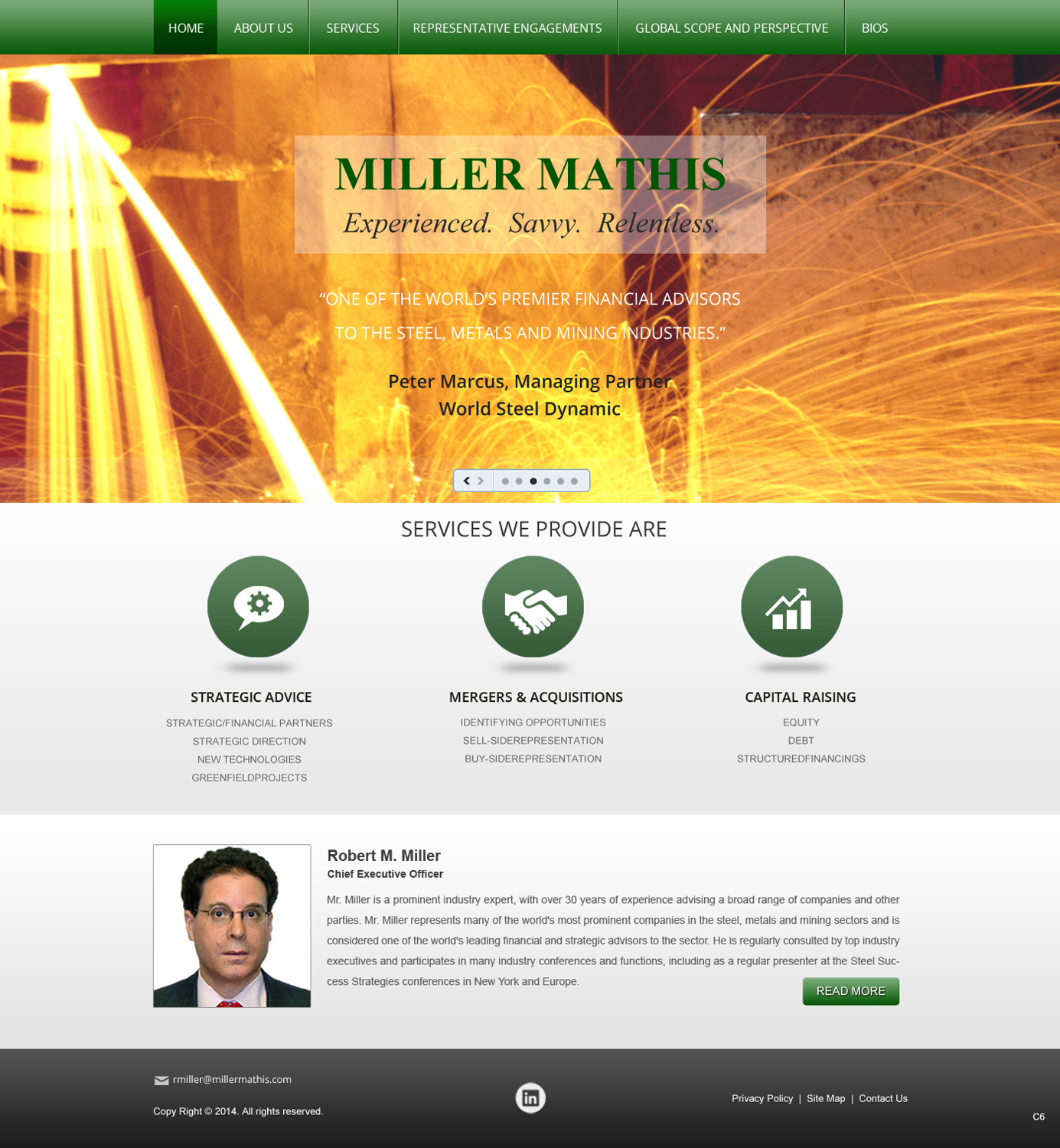 Web Design by pb for Miller Mathis | Design: #3580850