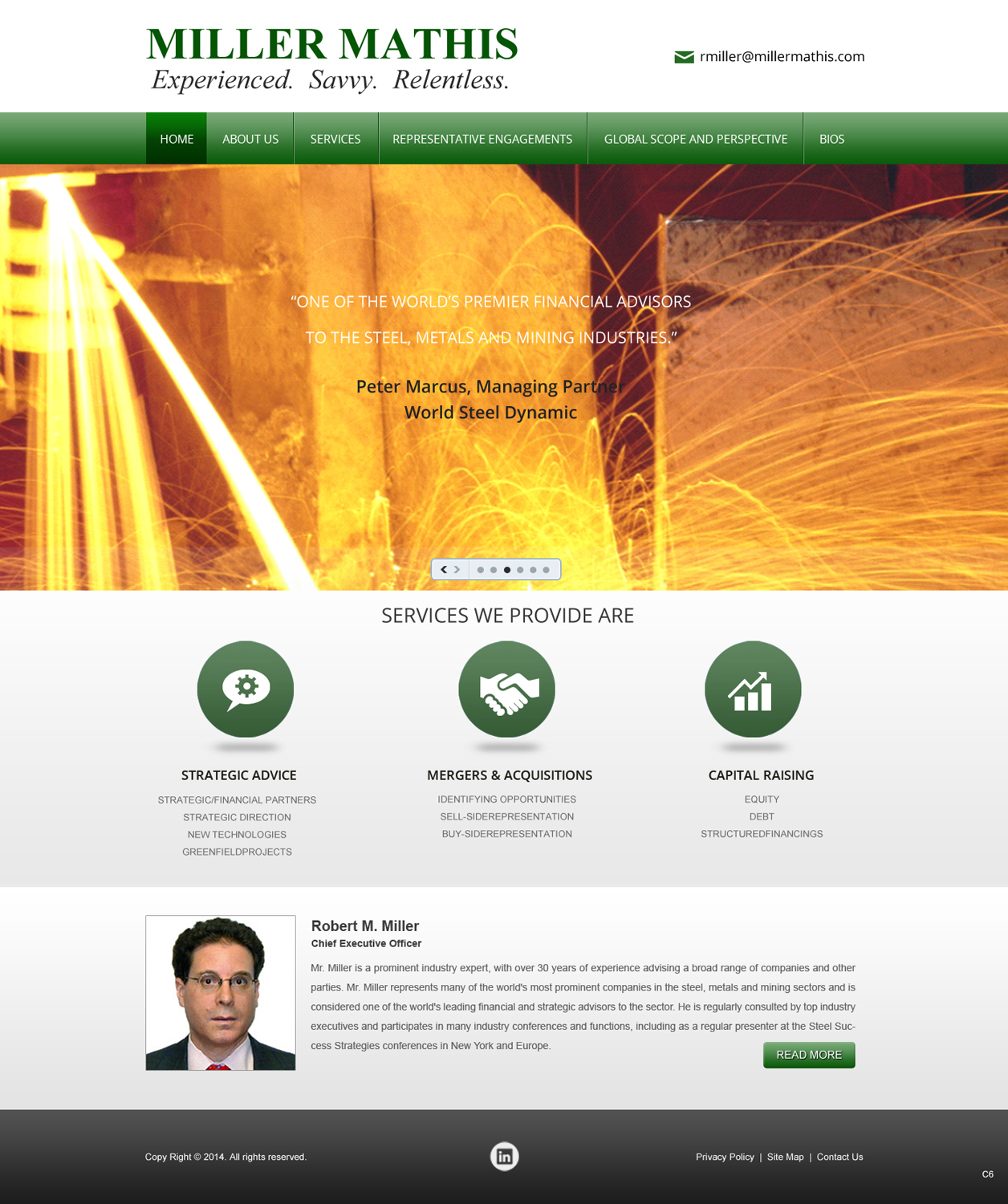 Diseño Web por pb para Miller Mathis | Diseño #3580854