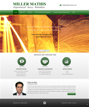 Web Design by pb for Miller Mathis | Design: #3580854