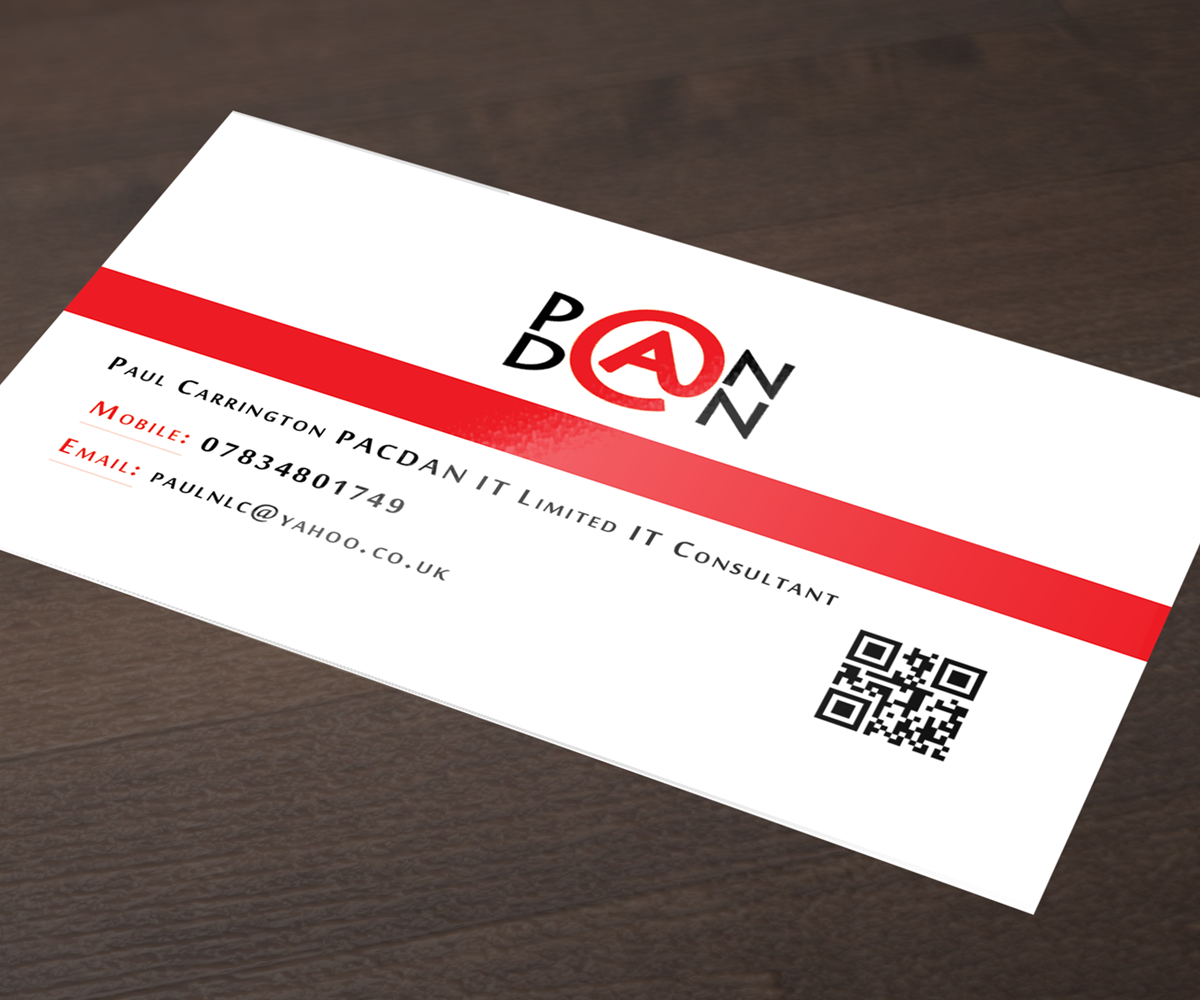 Business Card Design by Jessica Slater Designs for PACDAN IT Limited | Design #3422821