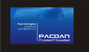 Business Card Design by yadavsushil for PACDAN IT Limited | Design #3483670