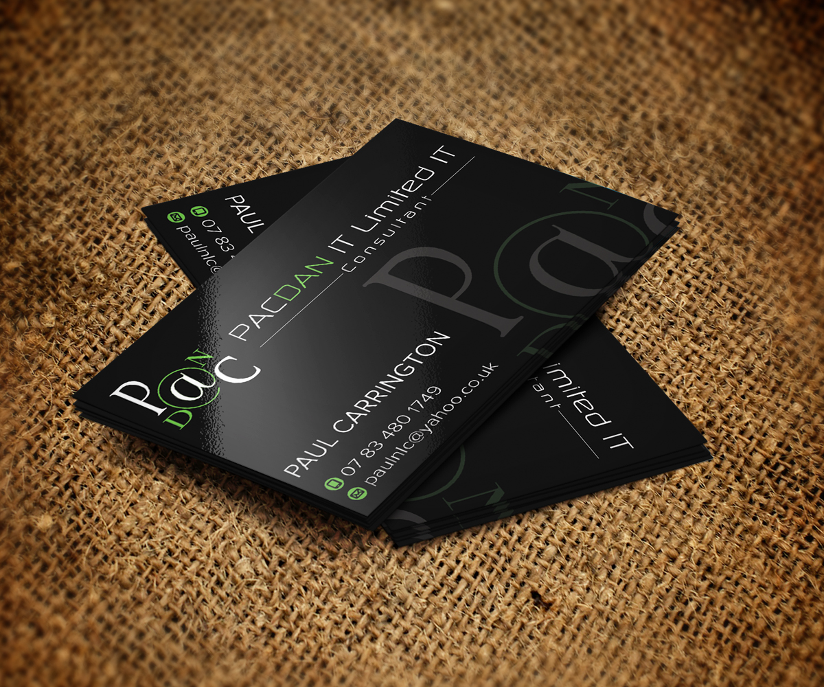 Business Card Design by Ethien for PACDAN IT Limited | Design #3465778