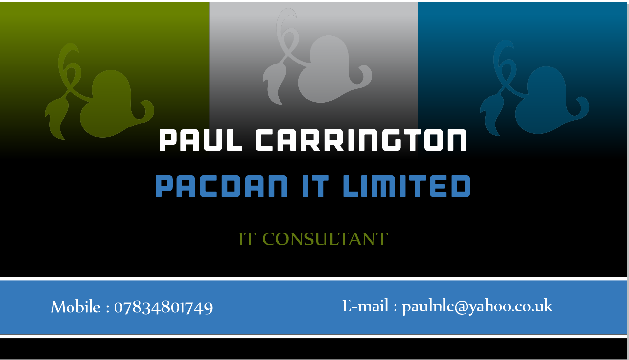 Business Card Design by totemtechnologies sivakasi for PACDAN IT Limited | Design #3417673
