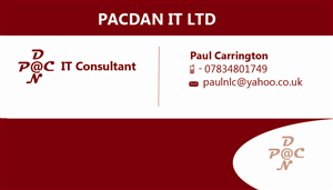 Business Card Design by Stunningd for PACDAN IT Limited | Design: #3460222