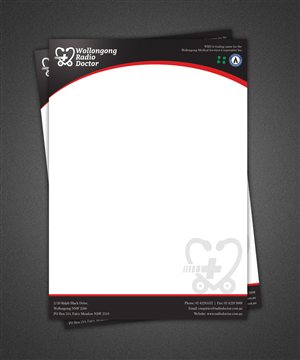 Letterhead Design by Pixeleas for Wollongong Radio Doctor | Design: #3446026