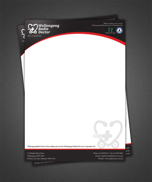 Letterhead Design by Pixeleas for Wollongong Radio Doctor | Design: #3451736