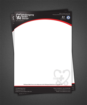 Letterhead Design by Pixeleas for Wollongong Radio Doctor | Design: #3451744