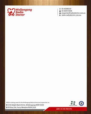Letterhead Design by harmi_199 for Wollongong Radio Doctor | Design: #3461344
