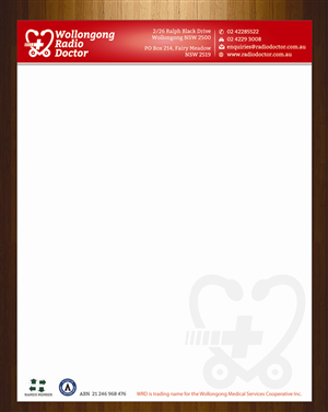 Letterhead Design by harmi_199 for Wollongong Radio Doctor | Design: #3461358