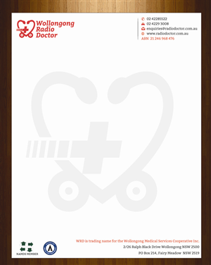 Letterhead Design by harmi_199 for Wollongong Radio Doctor | Design: #3461370
