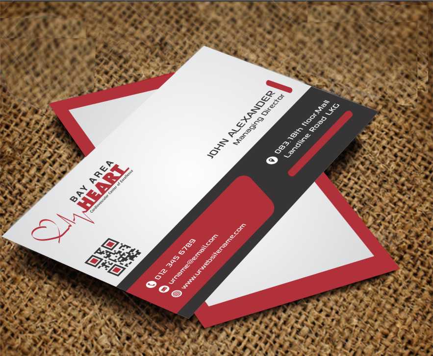 Business Card Design by AwsomeD for Bay Area Heart | Design #3423891