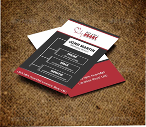 Business Card Design by AwsomeD for Bay Area Heart | Design: #3423895