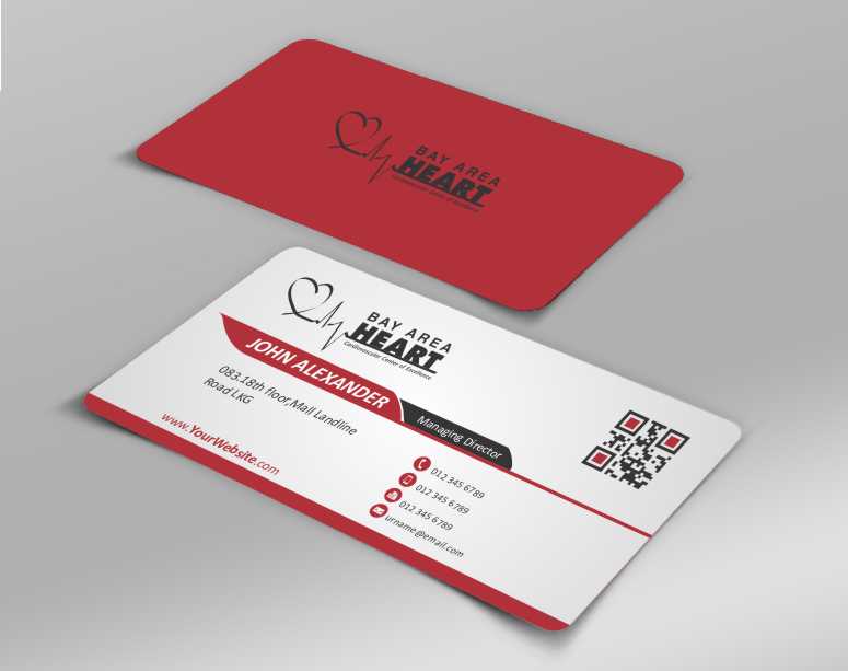 Business Card Design by AwsomeD for Bay Area Heart | Design #3423896