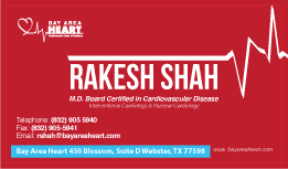 Business Card Design by aminaburloiu7 for Bay Area Heart | Design #3419439