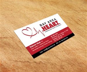 Business Card Design by Tushar Patange for Bay Area Heart | Design: #3434271