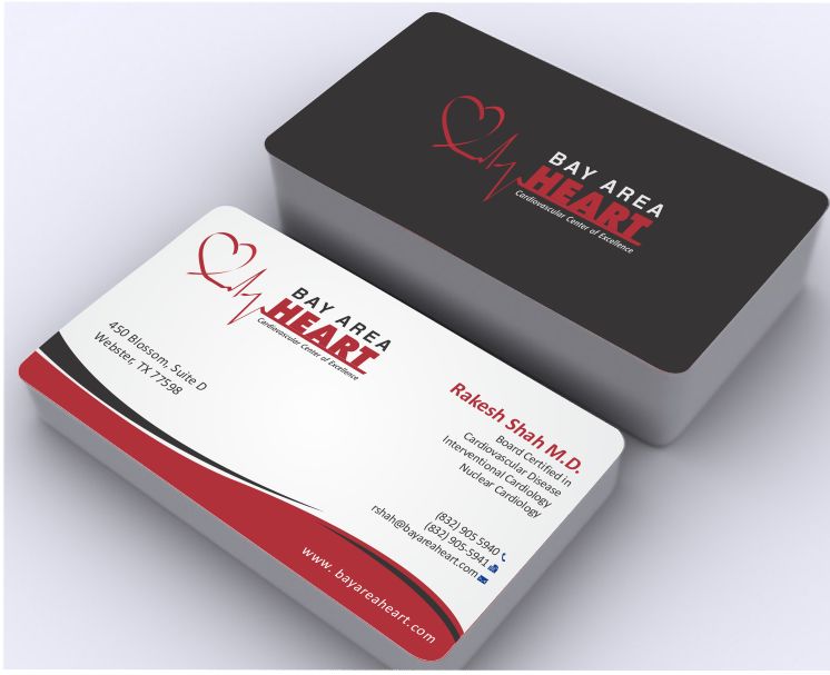 Business Card Design by zarnab for Bay Area Heart | Design: #3449927