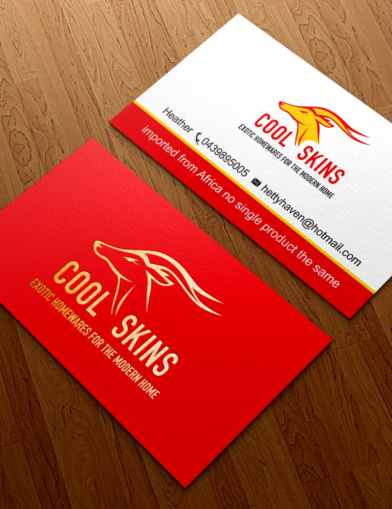Business Card Design by Globat™ for Cool Skins | Design #3430334