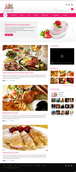 Wordpress Design by pb for this project | Design: #847643