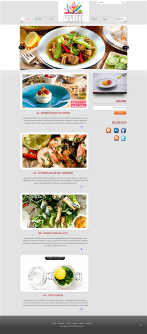 Wordpress Design by pb for this project | Design: #850038