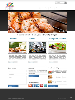 Wordpress Design by pb for this project | Design: #852220