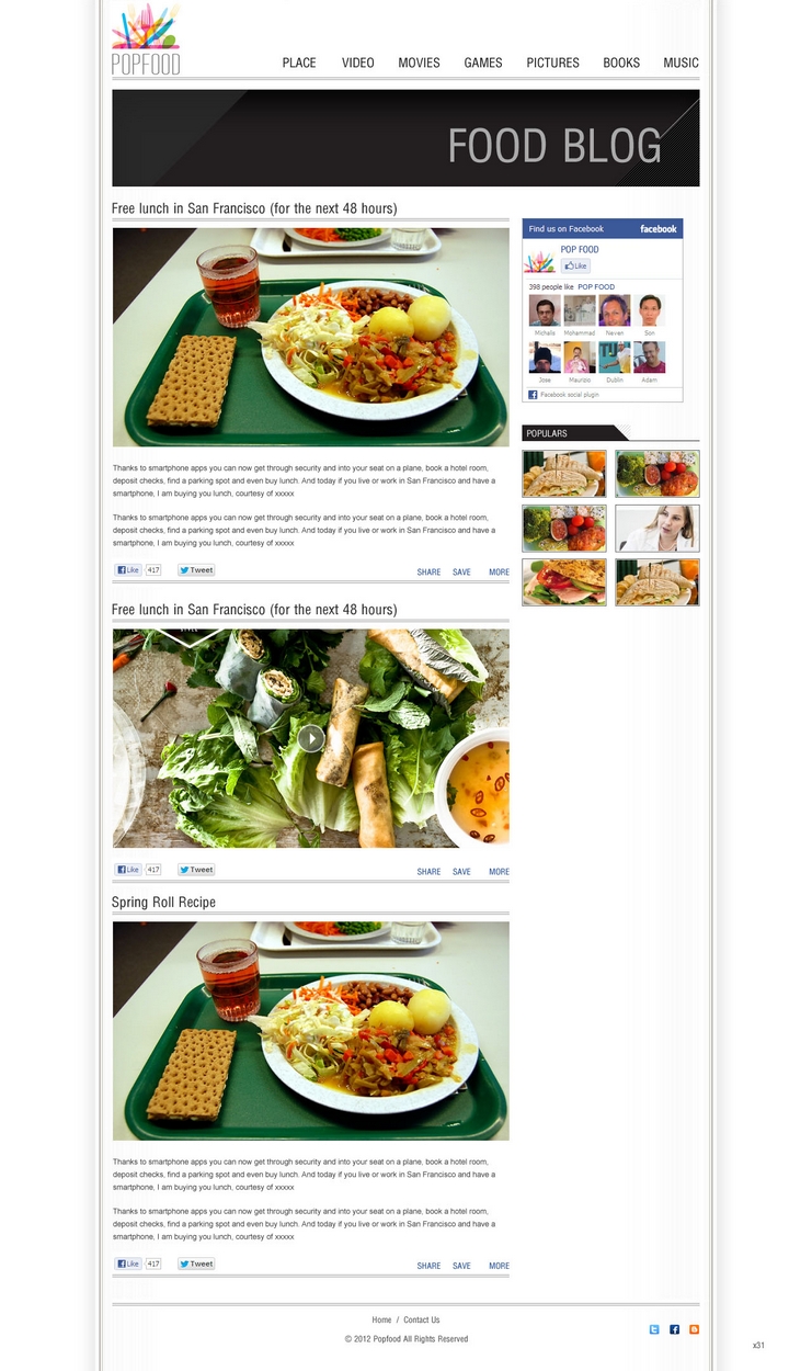 Wordpress Design by pb for this project | Design #854834