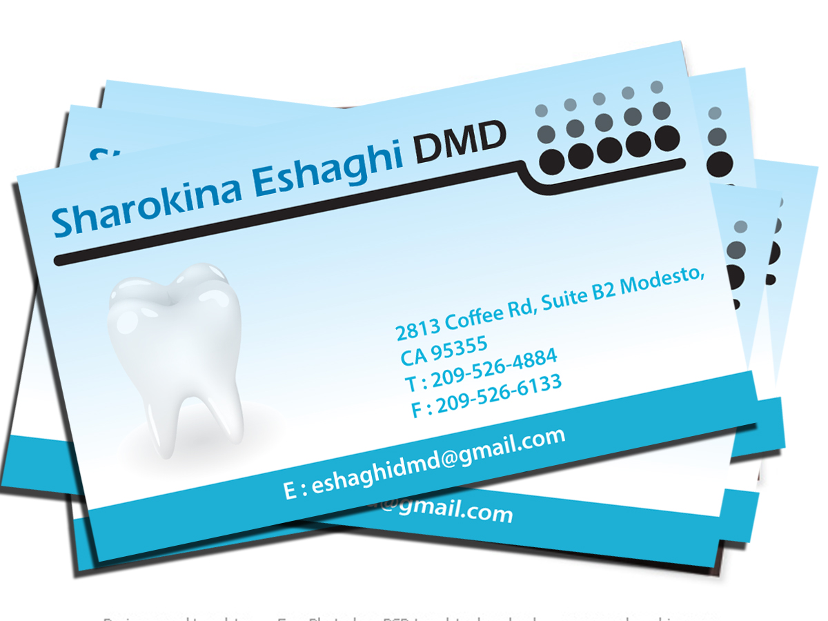 Design de Carte de Visite par cn graphic pour Sharokina Eshaghi DMD Inc. | Design #3445008