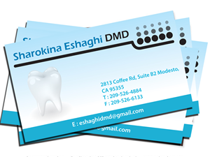 Business Card Design by cn graphic for Sharokina Eshaghi DMD Inc. | Design: #3445008