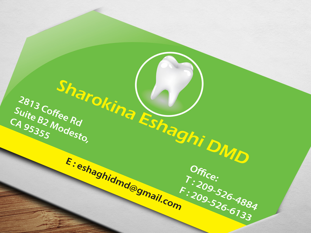 Business Card Design by cn graphic for Sharokina Eshaghi DMD Inc. | Design #3445050