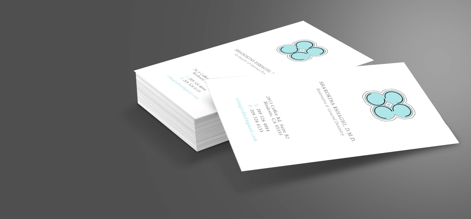 Business Card Design by hnd. for Sharokina Eshaghi DMD Inc. | Design #3439401