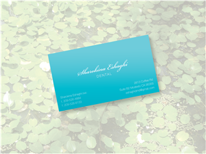 Business Card Design by bluejet for Sharokina Eshaghi DMD Inc. | Design: #3442699
