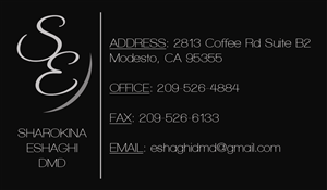 Business Card Design by christucker1989 for Sharokina Eshaghi DMD Inc. | Design #3439155