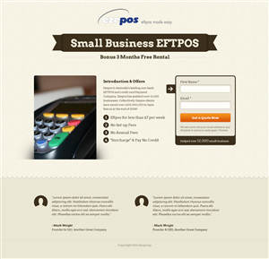 Eftpos Provider requires a 