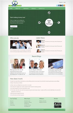 Web-Design von pb für Visions of Health | Design: #3509468