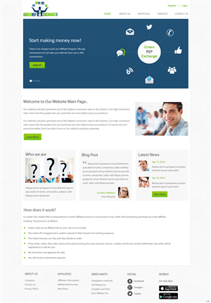 Web-Design von pb für Visions of Health | Design: #3509476