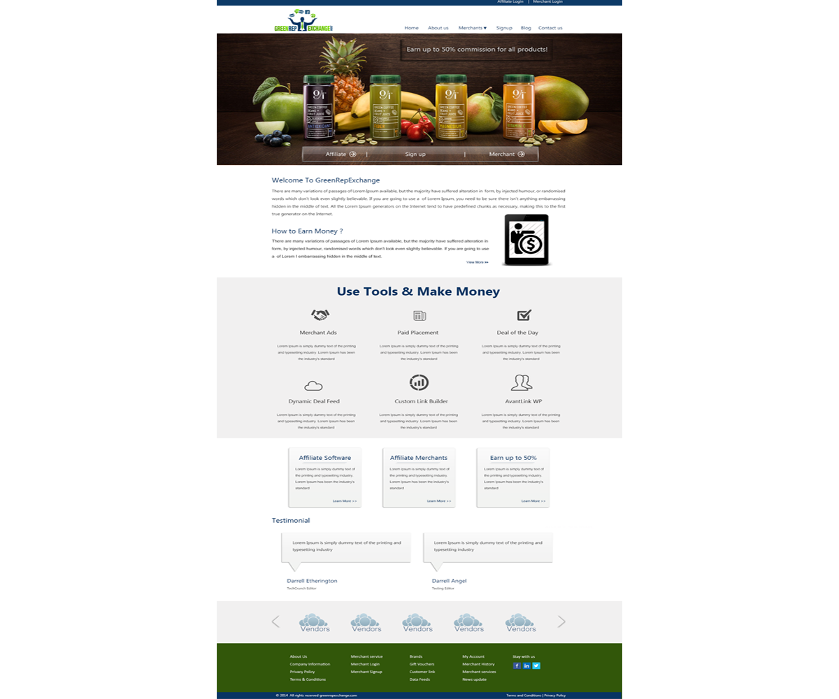 Web Design by Karthik_Designer for Visions of Health | Design #3534258