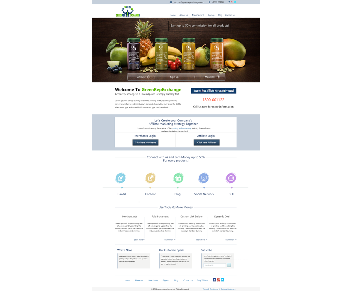 Web Design by Karthik_Designer for Visions of Health | Design #3548816