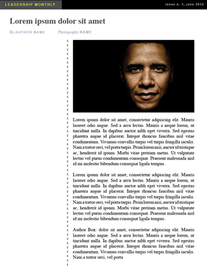 Magazine Design by marinfinerty for this project | Design: #847764