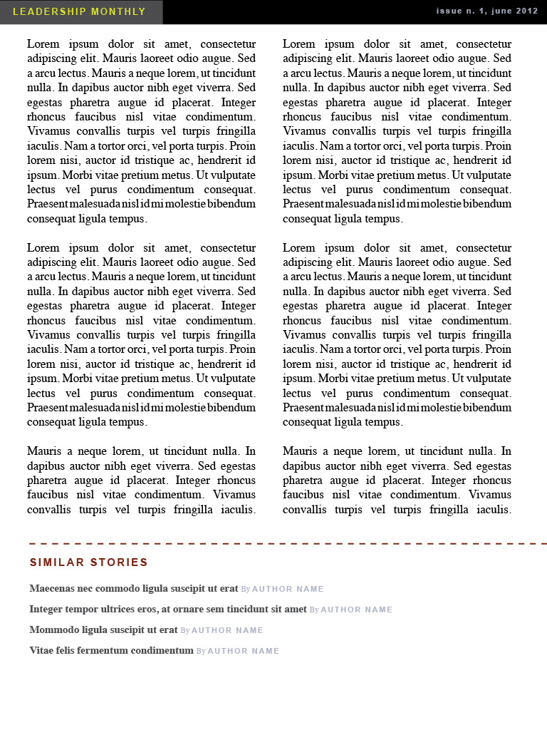 Design de Revue par marinfinerty pour ce projet | Design #847766