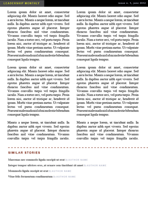 Magazine Design by marinfinerty for this project | Design: #847766
