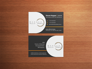 New Law Firm needs a business card design | Visitenkarten-Design von HYPdesign