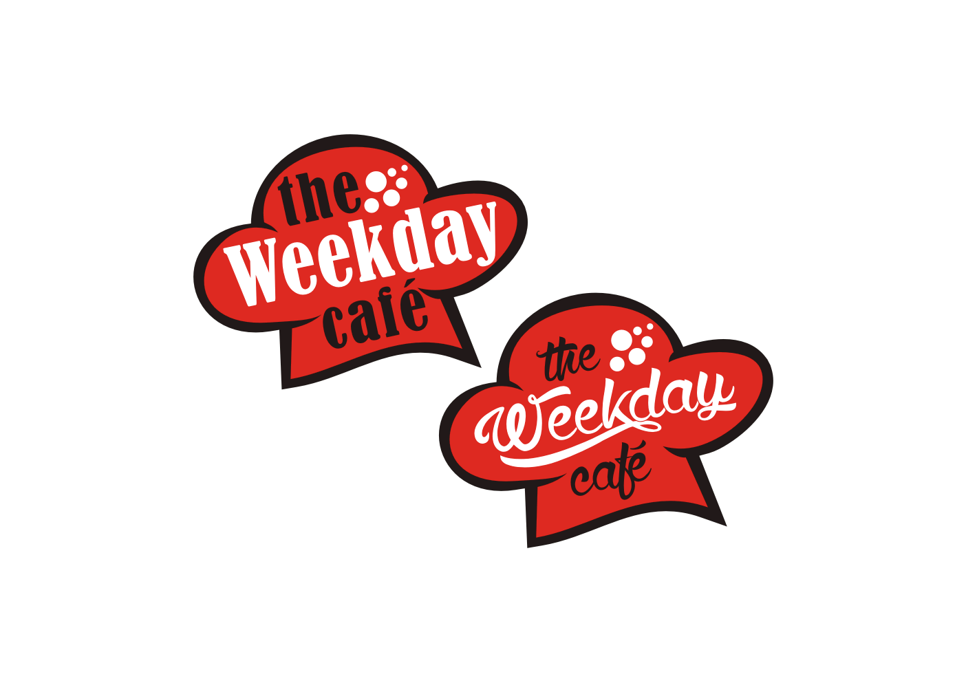 Logo Design by Hugets for The Weekday Cafe | Design #3440491