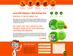Diseño Wordpress por Vicky Galmarini para Sprout Media Lab | Diseño: #3472943