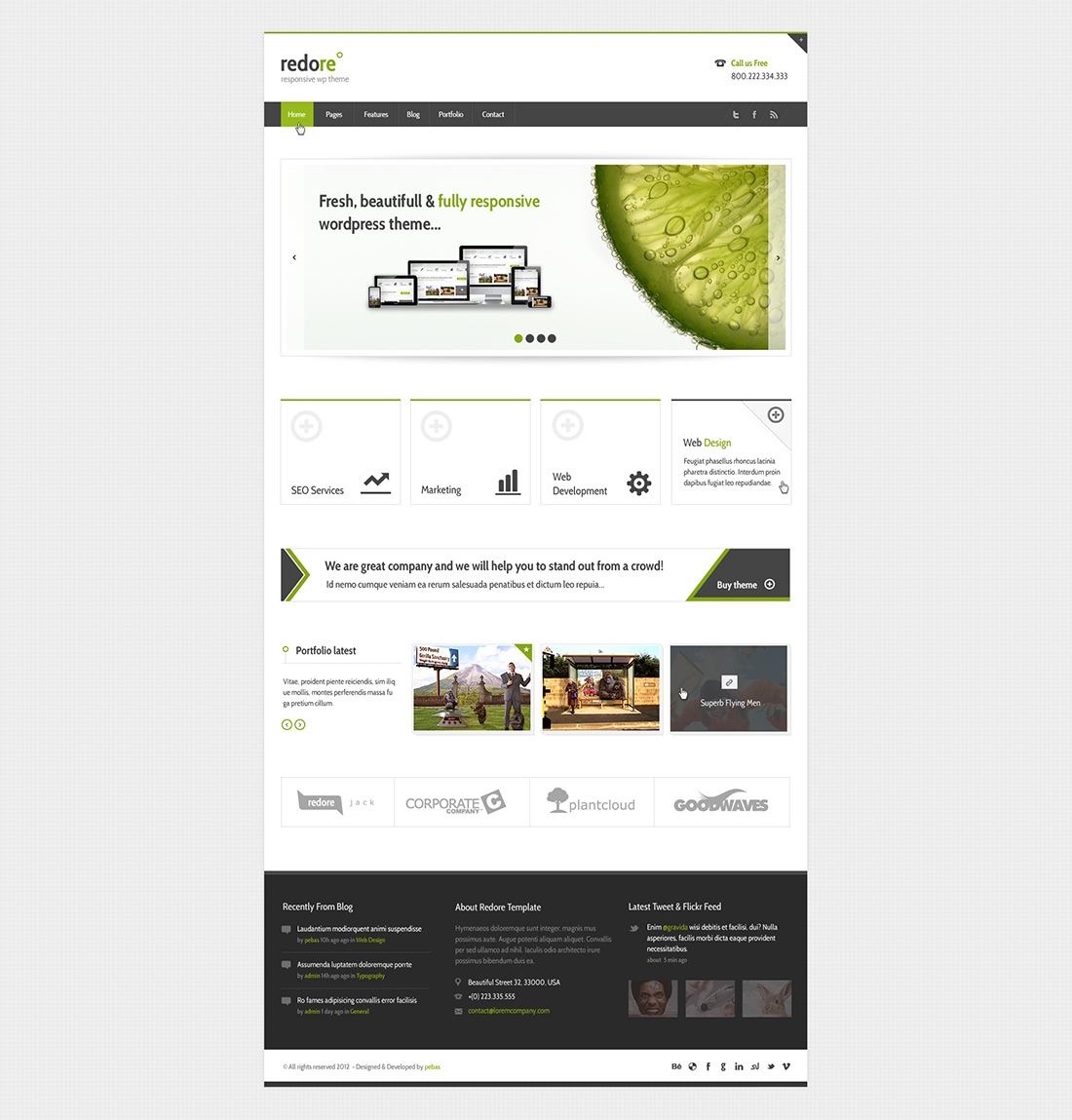 Diseño Wordpress por fo2shawy001 para Sprout Media Lab | Diseño #3478218